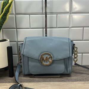 Michael Kors Blue Crossbody Bag NWT